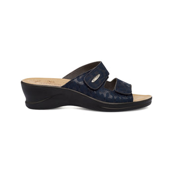 Ciabatte da donna blu con sottopiede anti-shock Fly Flot, Ciabatte Donna, SKU p412001092, Immagine 0